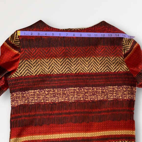 Red Retro Inspired Shift Dress - Picture 4 of 6